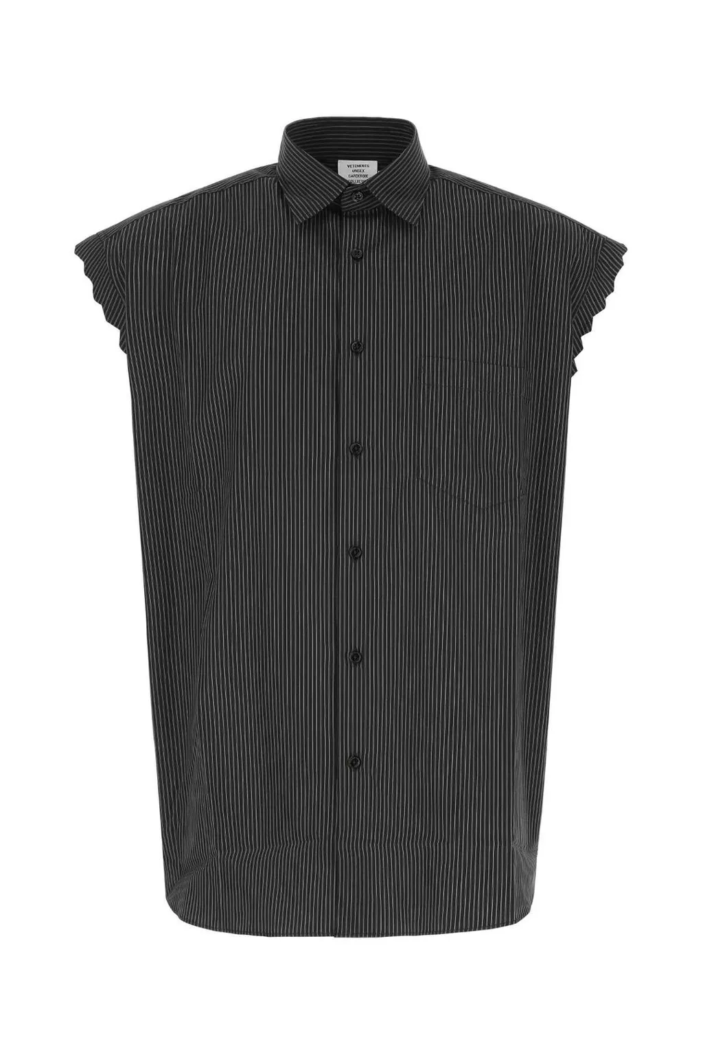 Sleeveless Striped Shirt