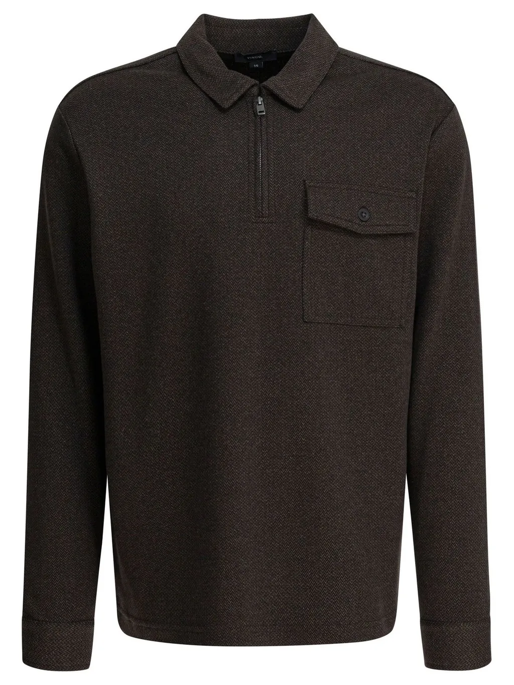 Zip Neck Polo Shirt