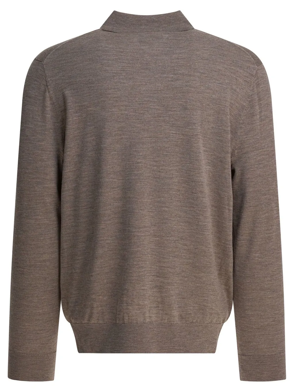 Merino Wool Polo Sweater