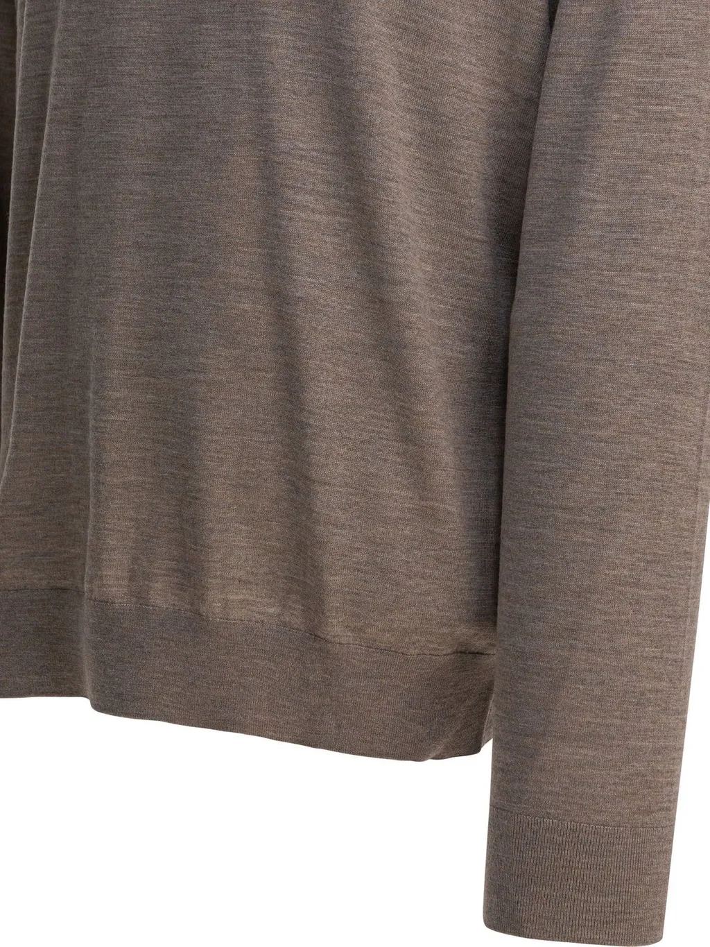 Merino Wool Polo Sweater