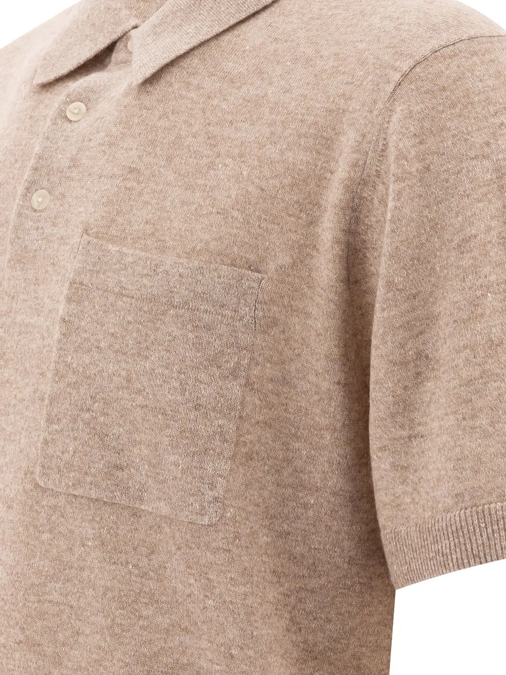 Short Sleeve Knitted Polo Shirt