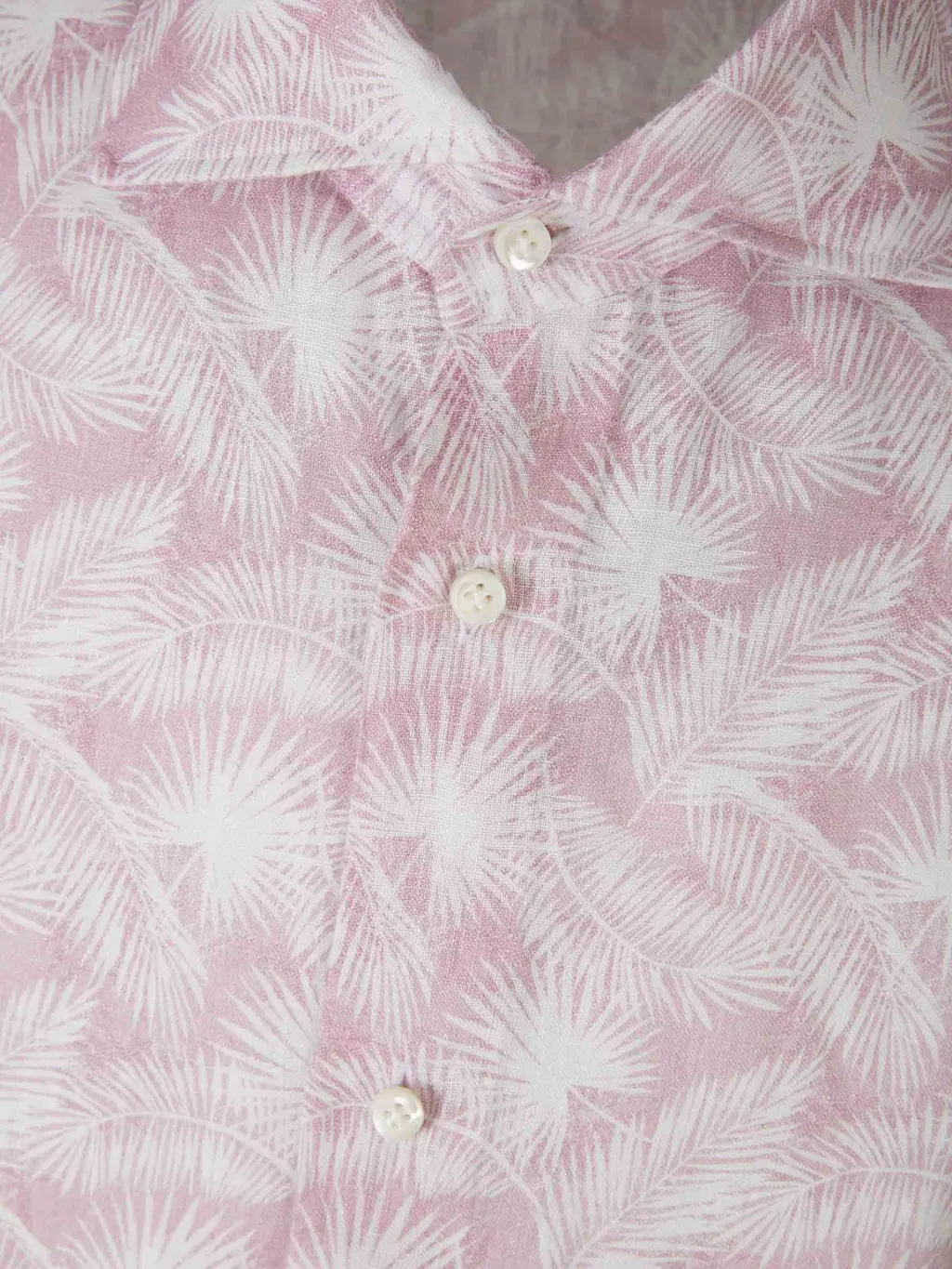 Palm Leaf Print Shirt