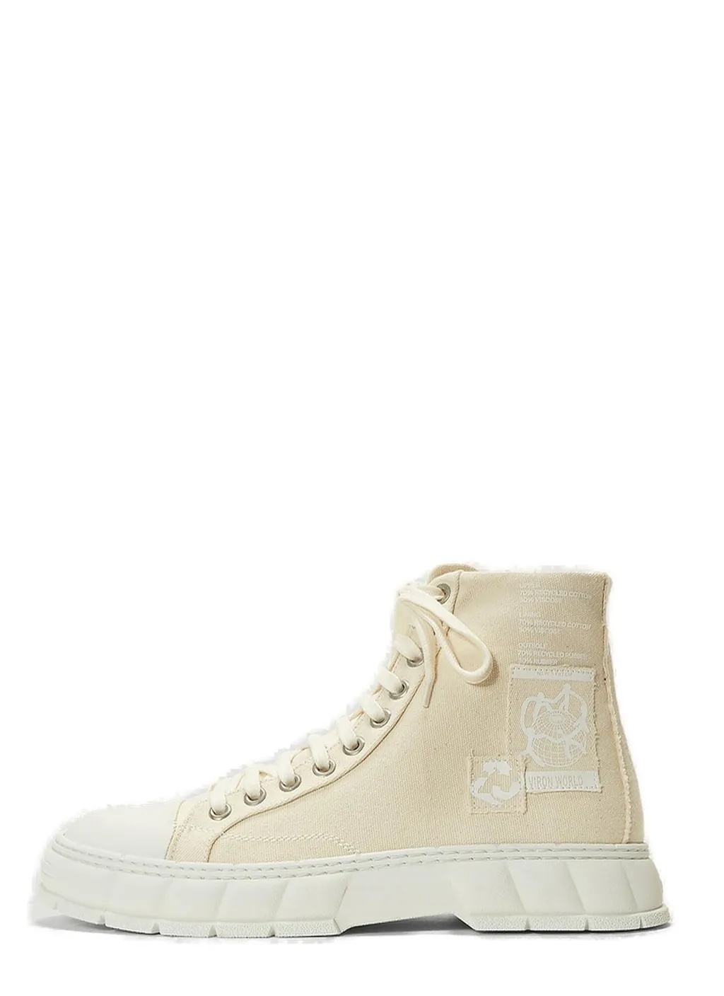 High-Top Canvas Sneakers