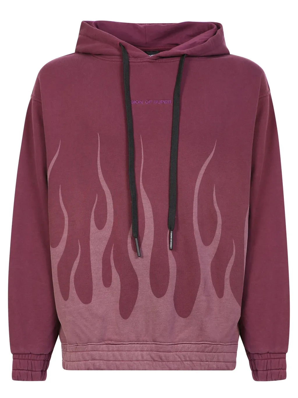 Hoodie With Flame Print