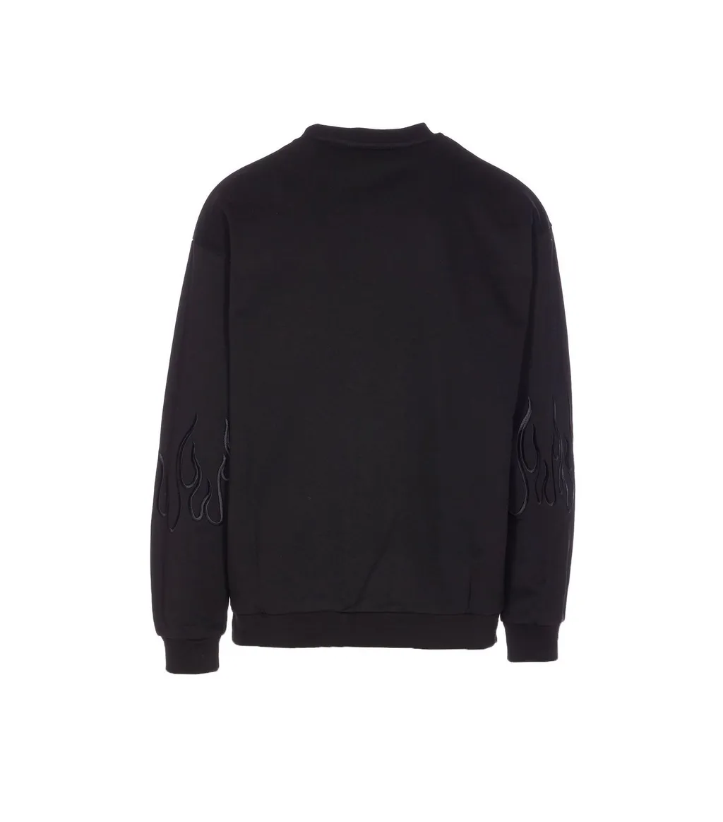 Flame Print Sweatshirt