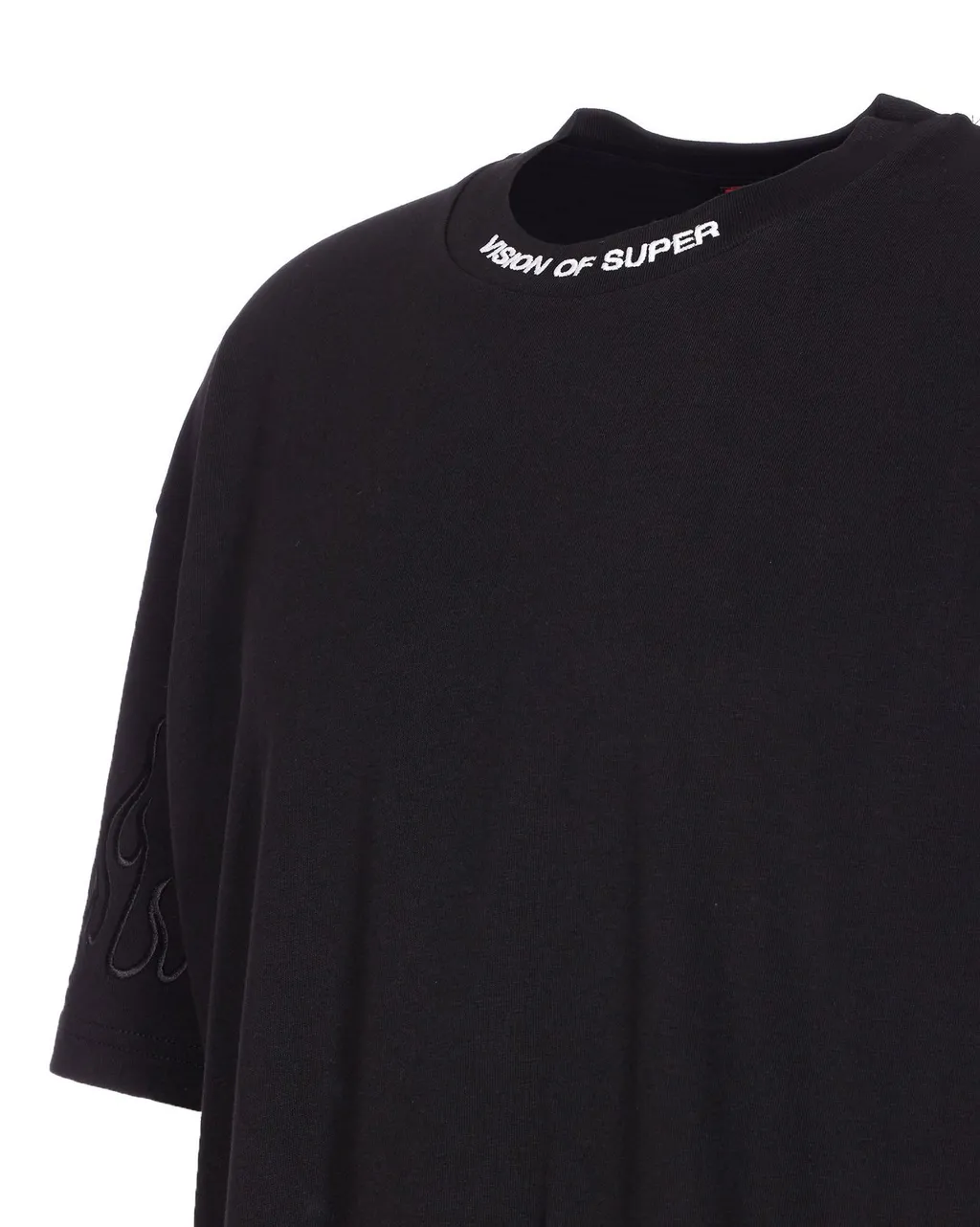 T-Shirt With Flame Print