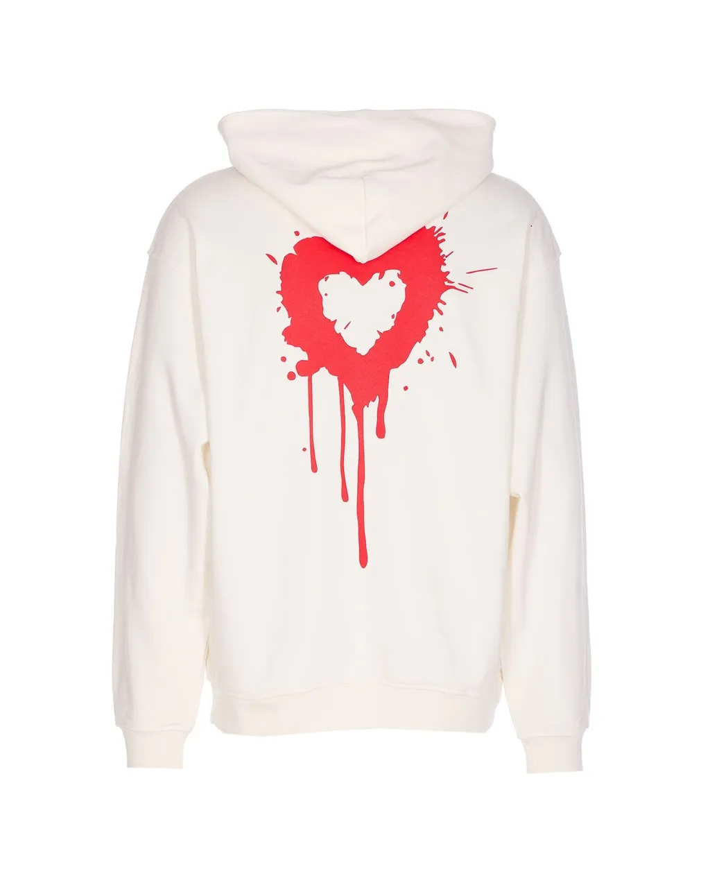Hoodie With Heart Print