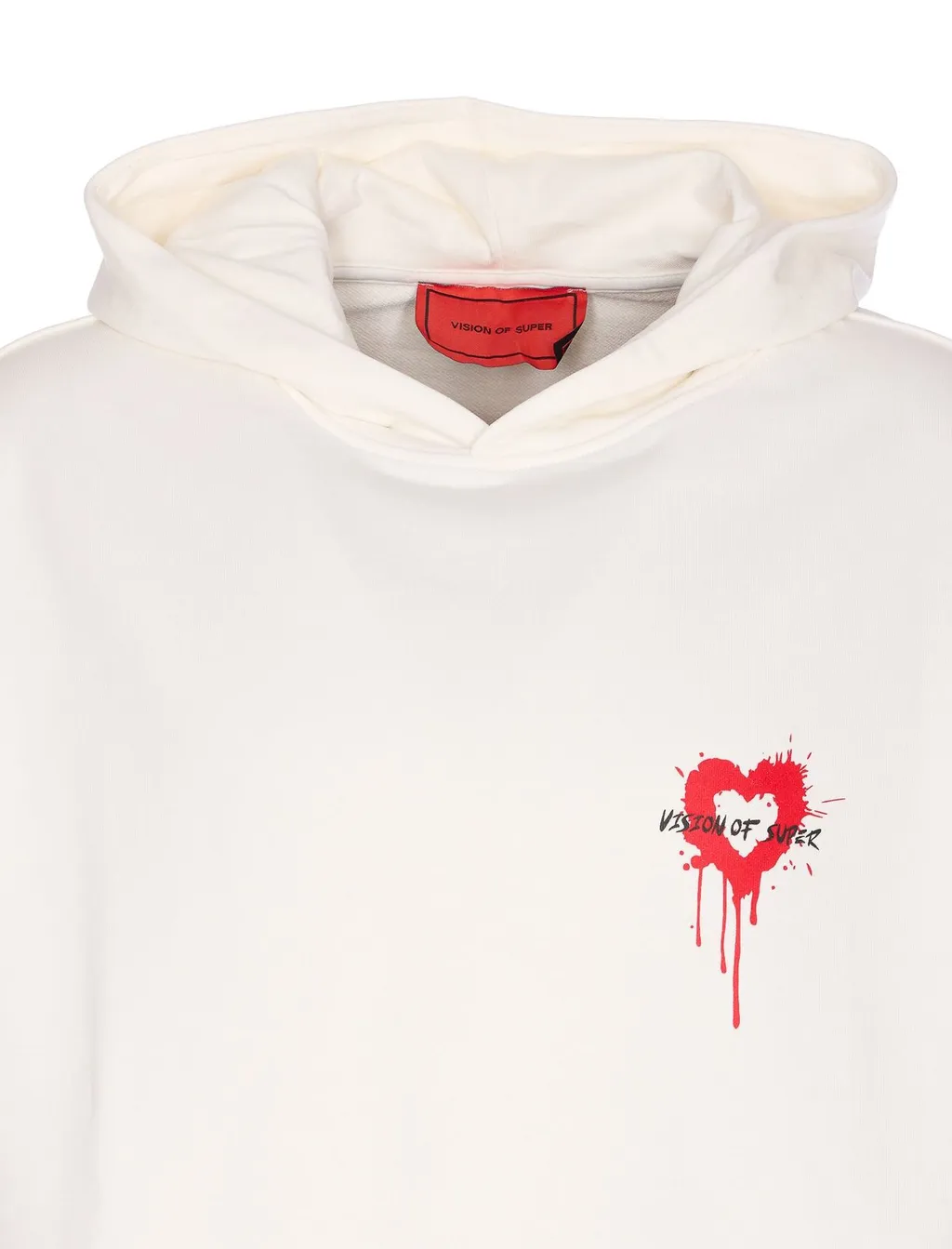 Hoodie With Heart Print