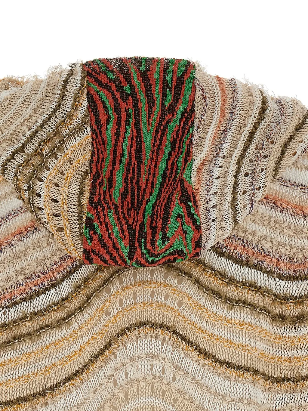 Striped Knit Hoodie