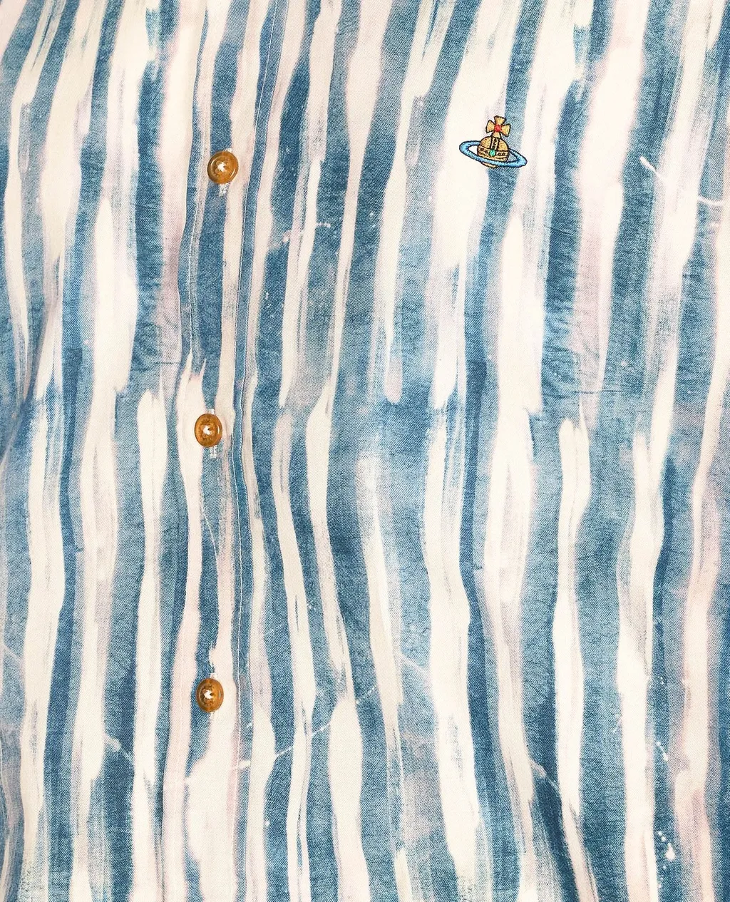 Striped Button-Up Shirt
