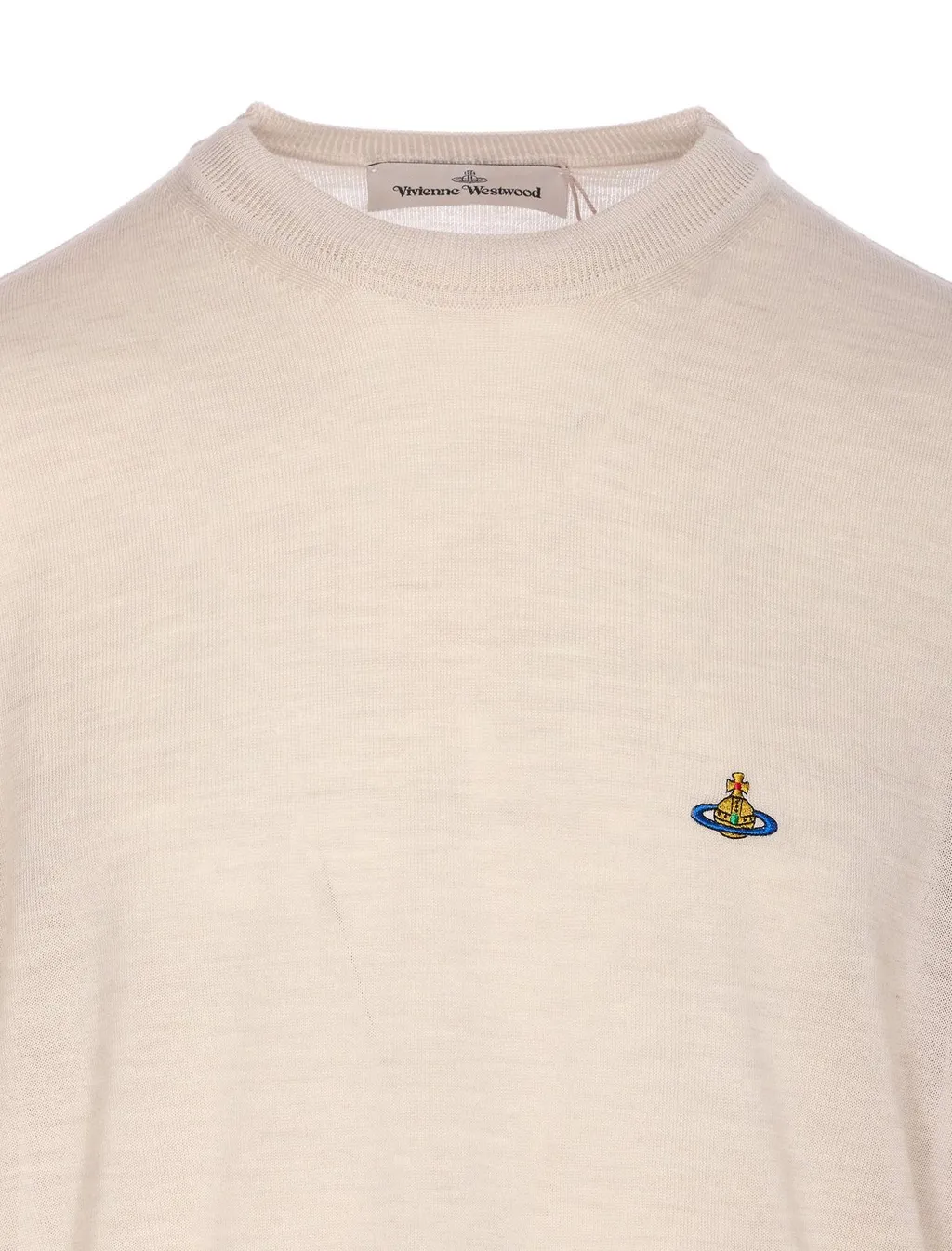 Logo Embroidered Crewneck Sweater