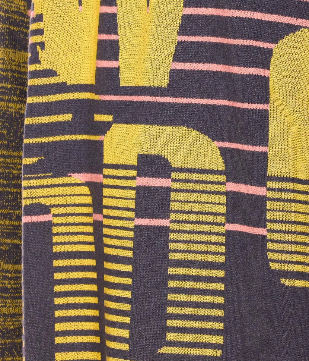 Long-Sleeved Sweater With Graphic Print