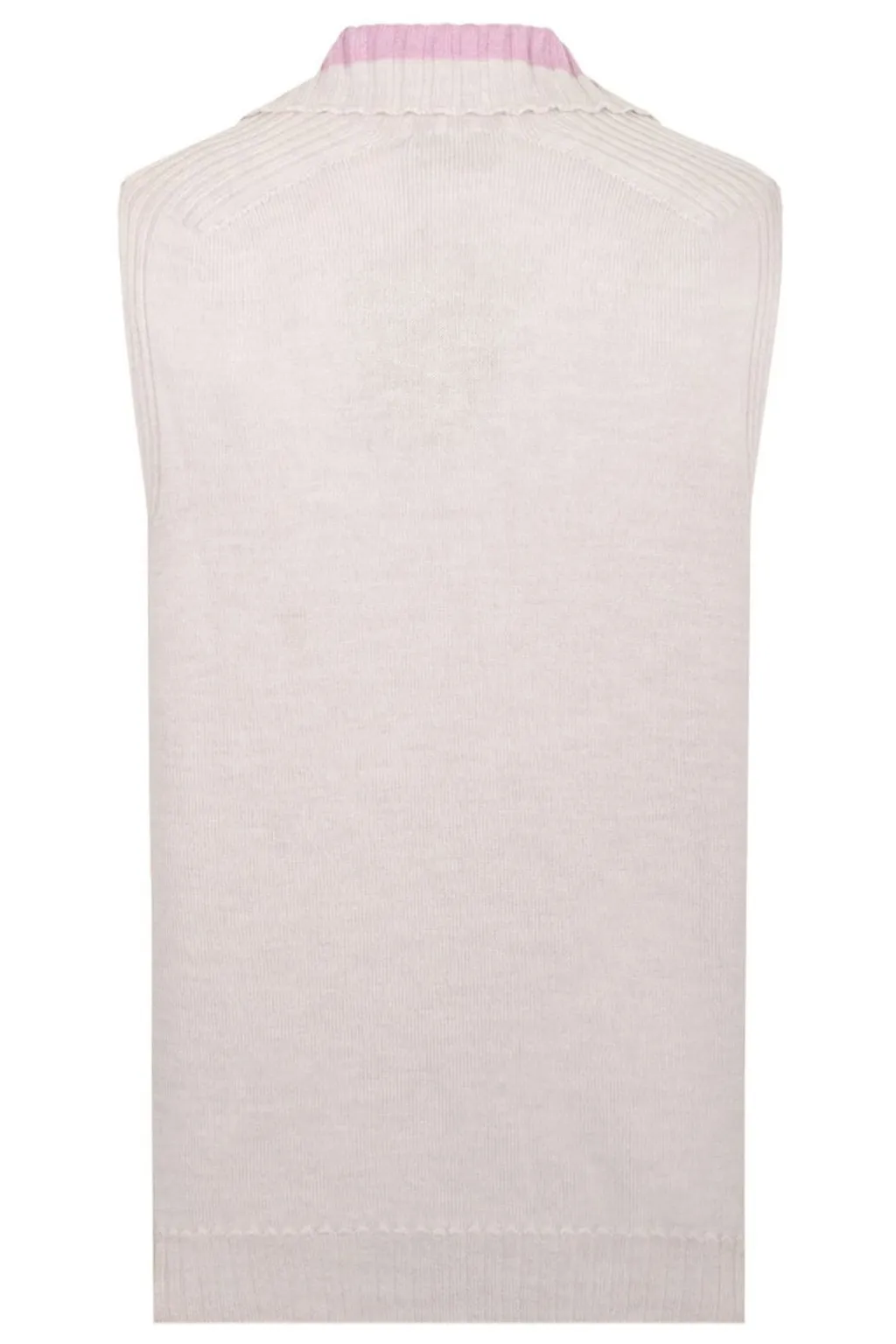 Sleeveless Knit Polo