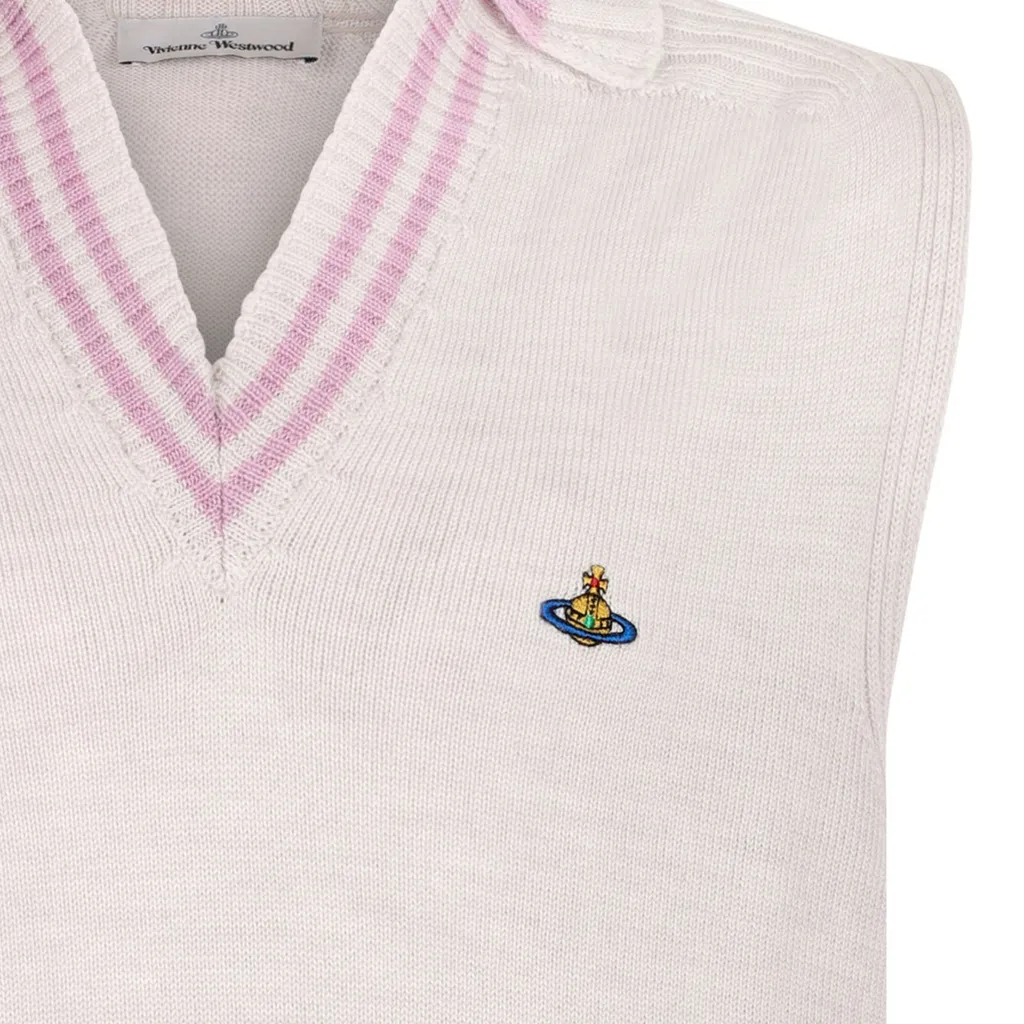 Sleeveless Knit Polo
