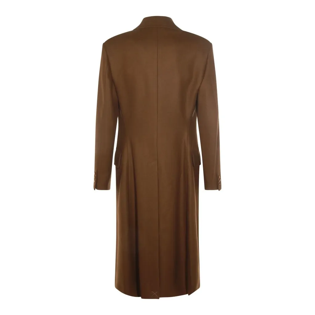 Double-Breasted Wool Coat