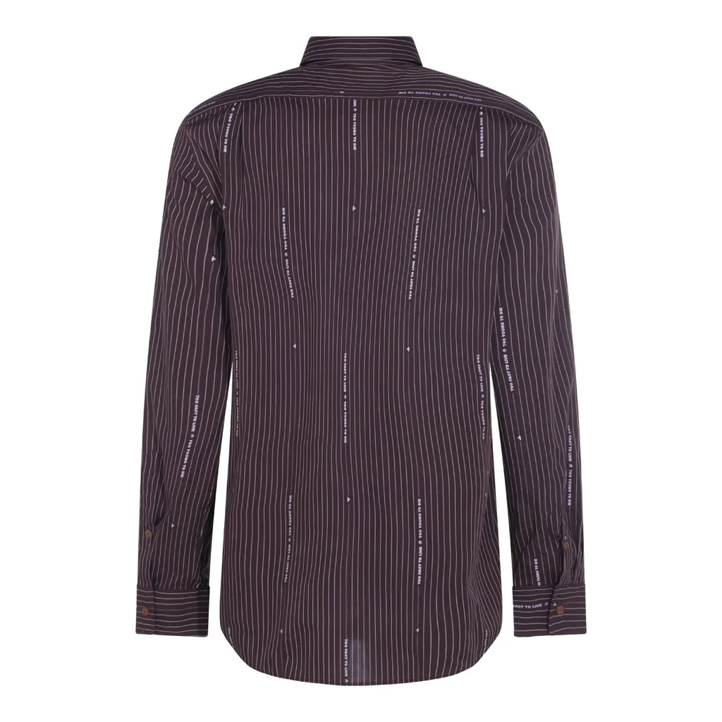Striped Shirt With Logo