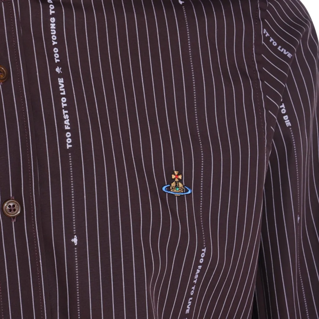 Striped Shirt With Logo
