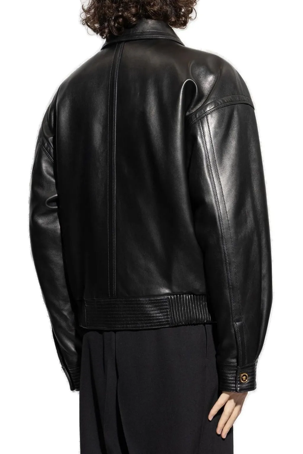 Leather Bomber Jacket