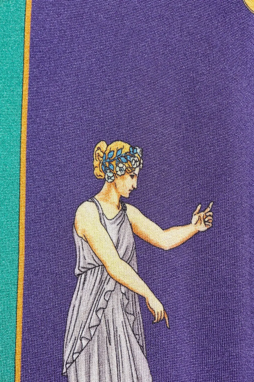 Medusa Renaissance Print Cardigan