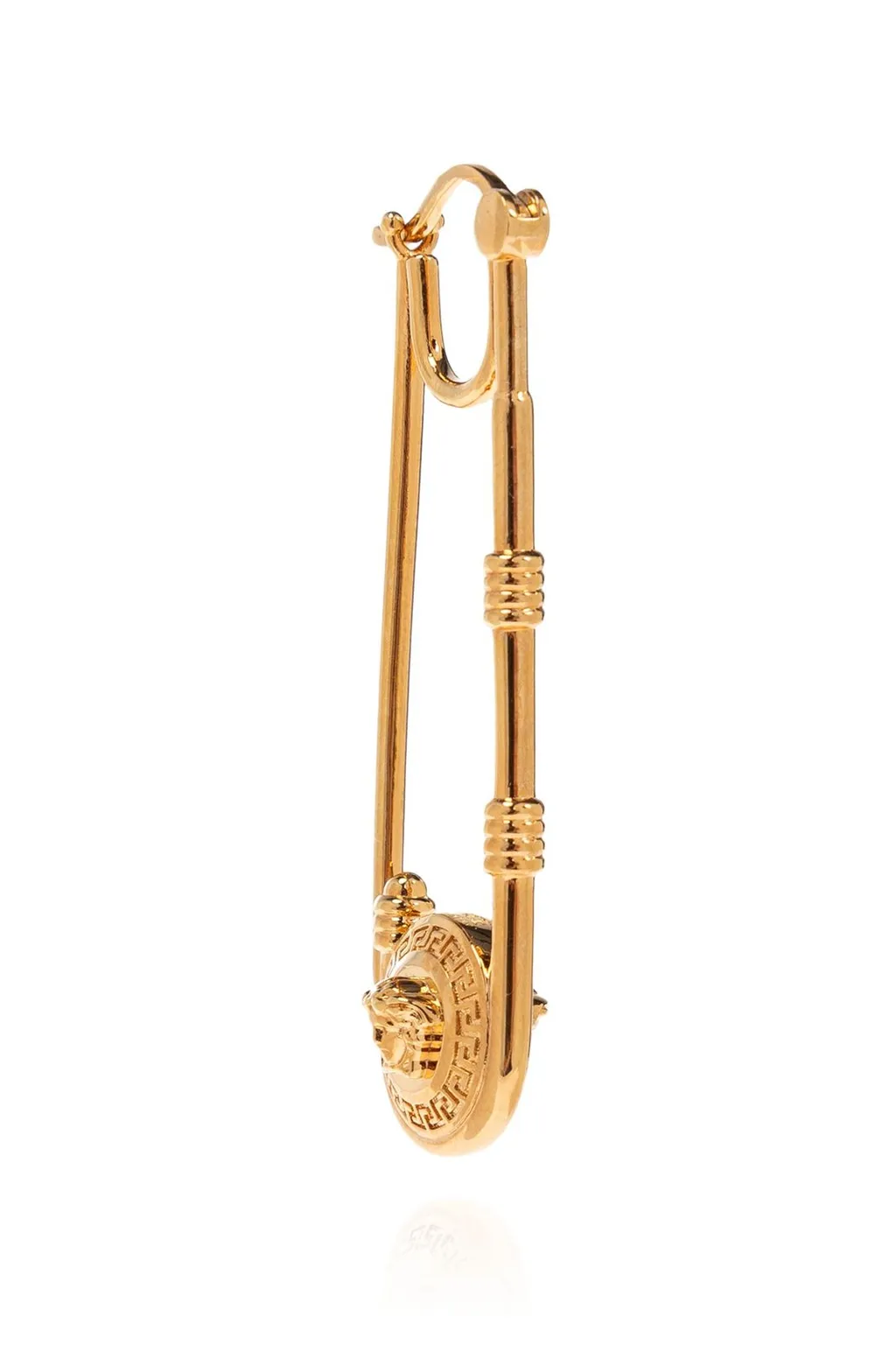 Medusa Safety Pin Earrings