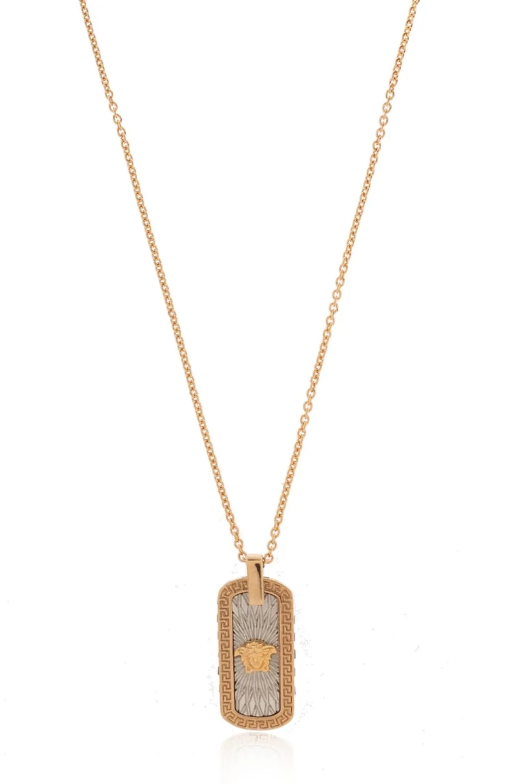 Medusa Tag Necklace