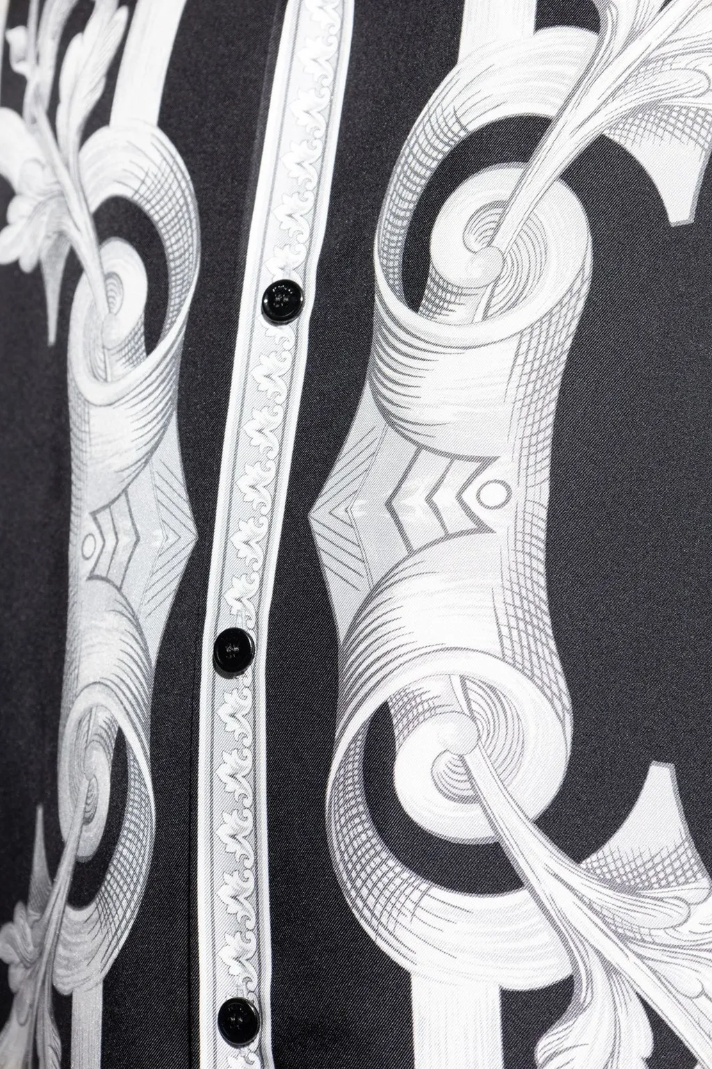 Baroque Print Short Sleeve Shirt