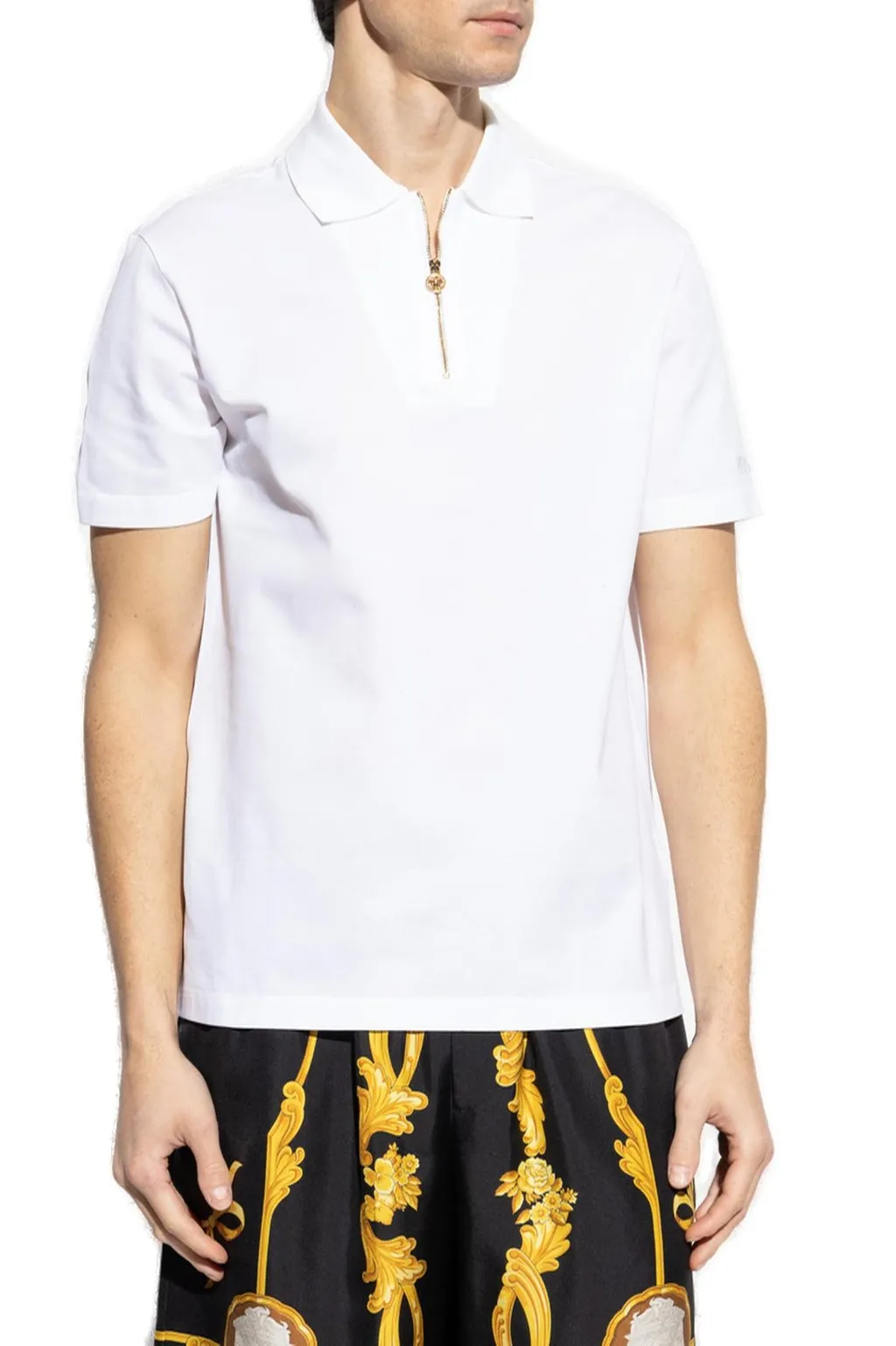 Medusa Zip Polo Shirt