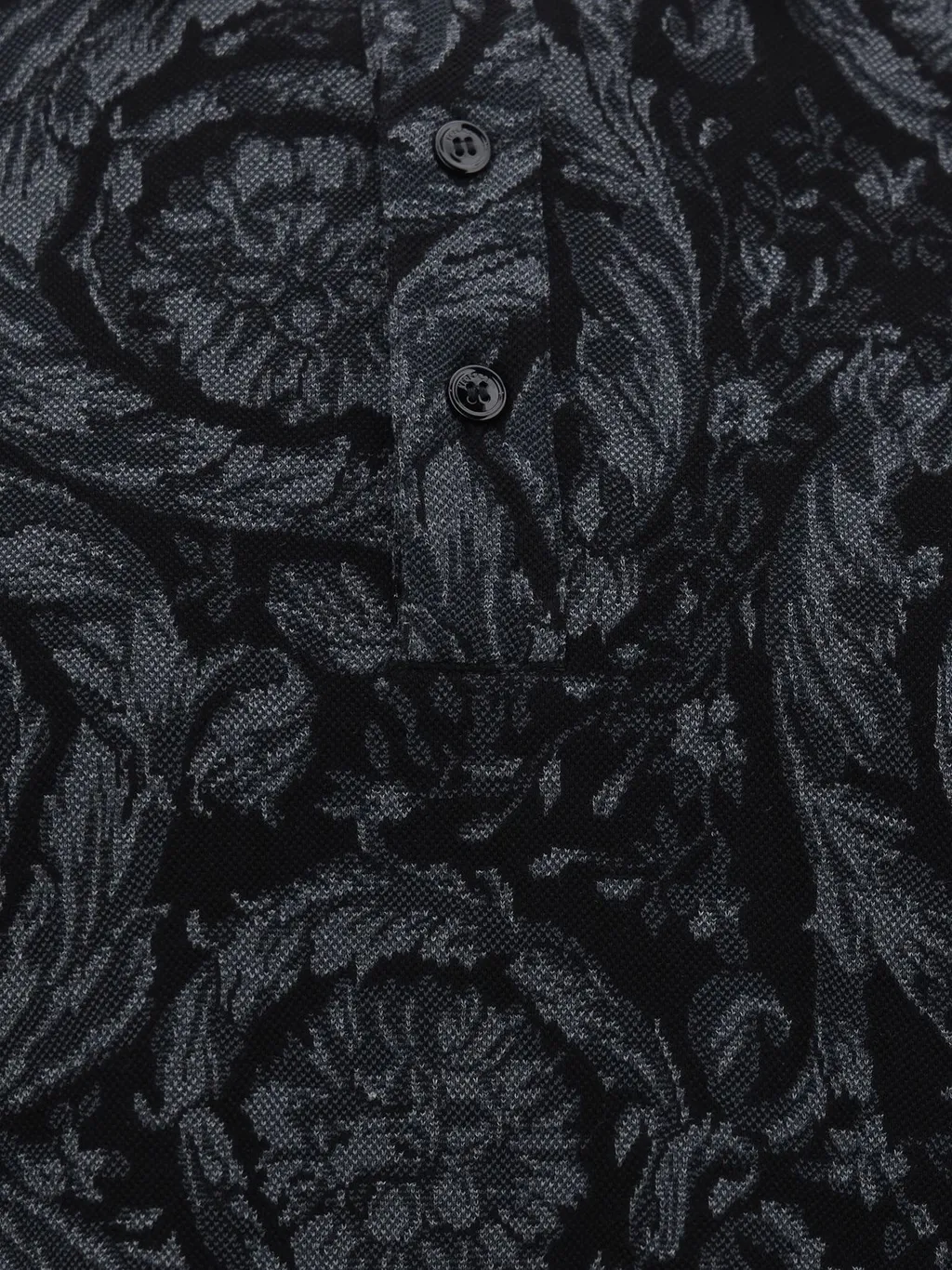 Baroque Print Polo Shirt