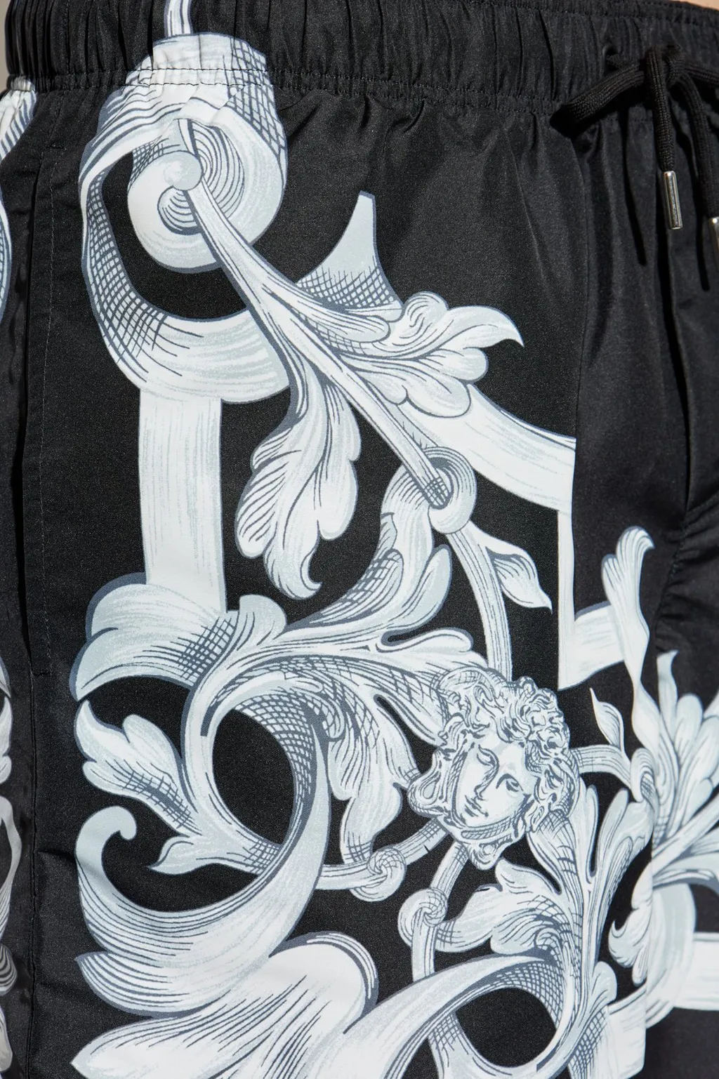 Baroque Print Swim Shorts