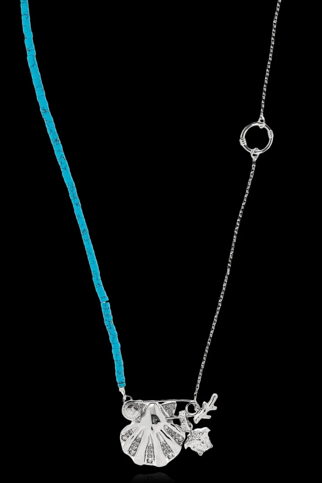 Shell And Star Charm Necklace