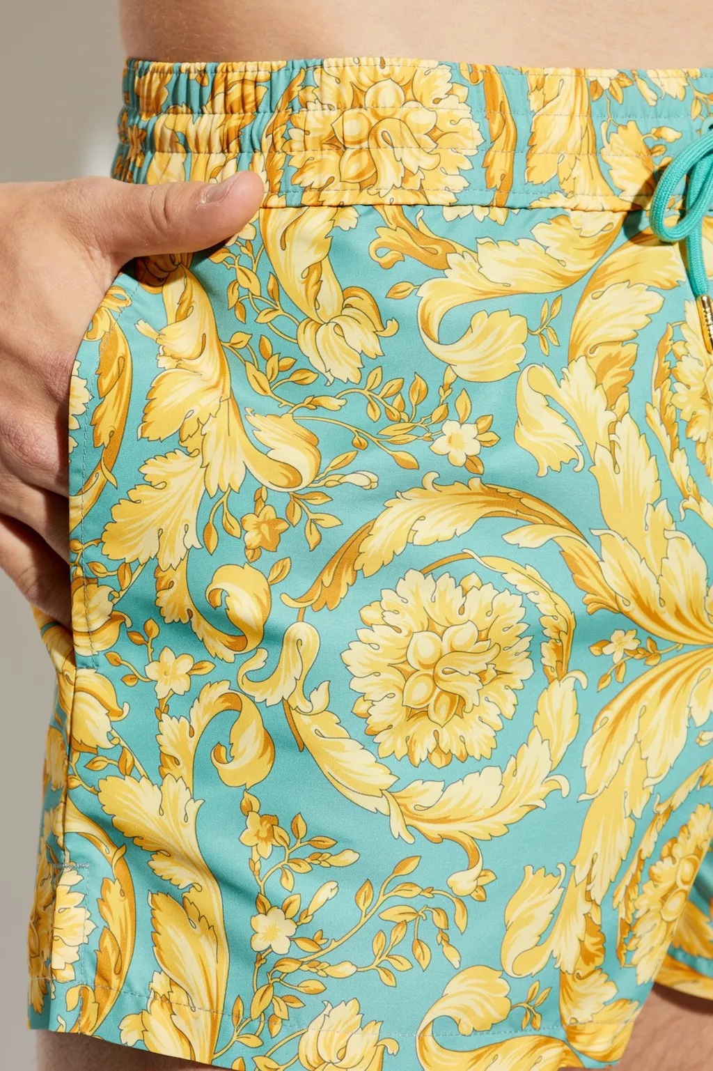 Baroque Print Swim Shorts