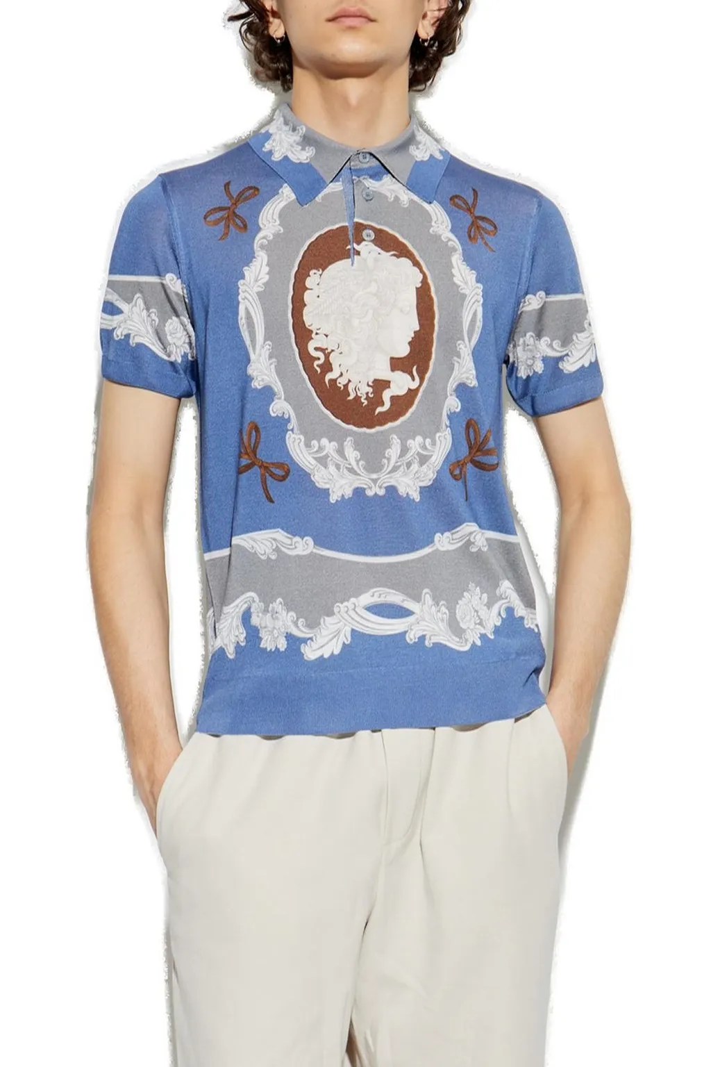 Printed Polo Shirt
