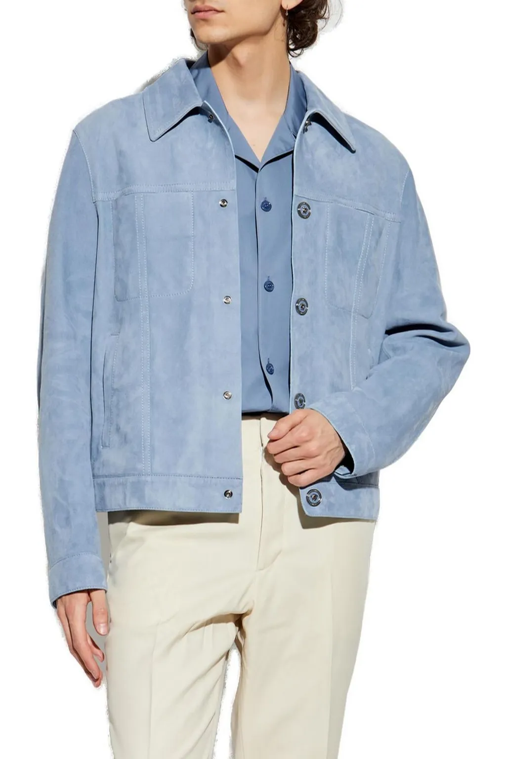 Suede Trucker Jacket