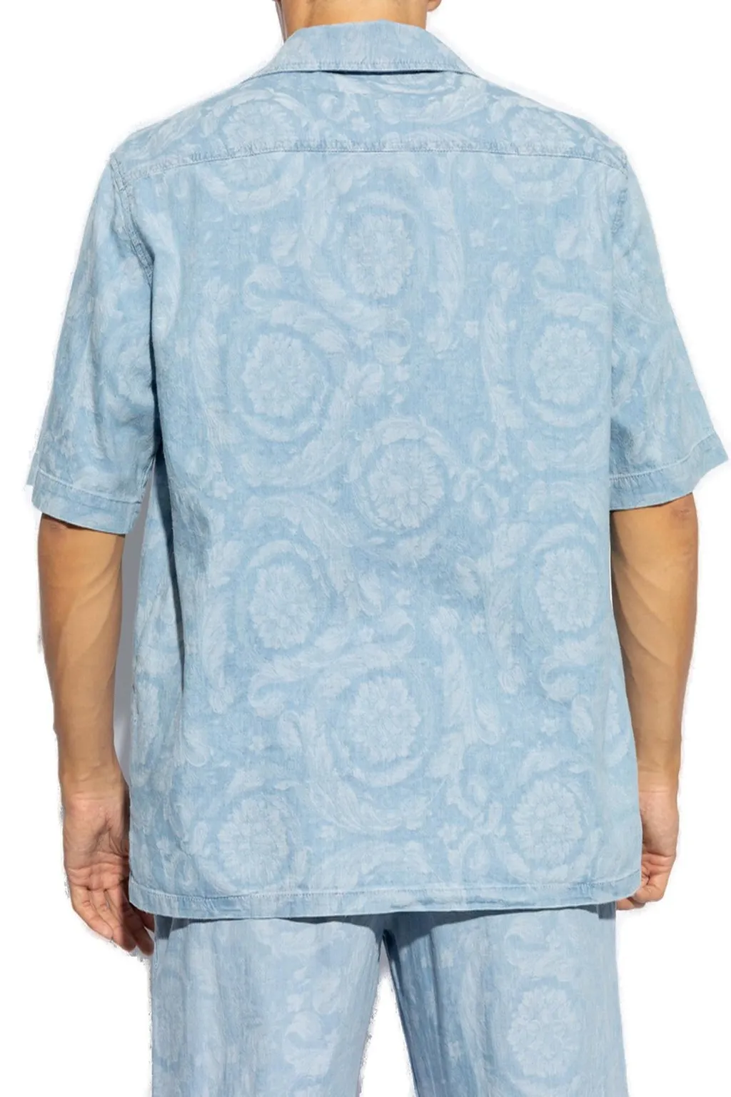 Barocco Print Short Sleeve Shirt