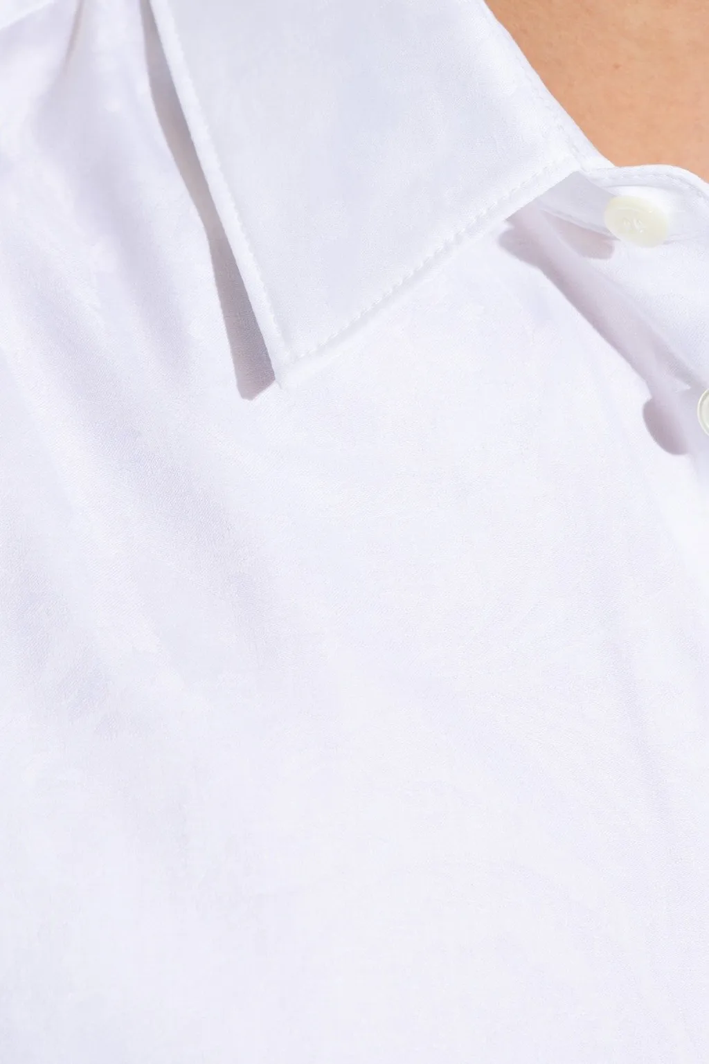Logo Print Cotton Shirt
