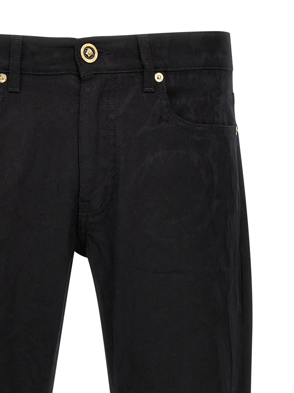 Medusa Button Jeans