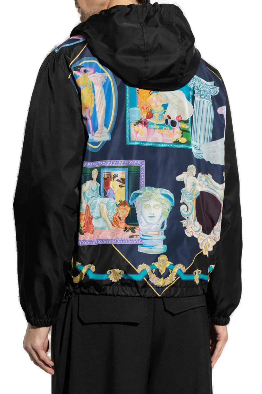 Medusa Print Hooded Jacket