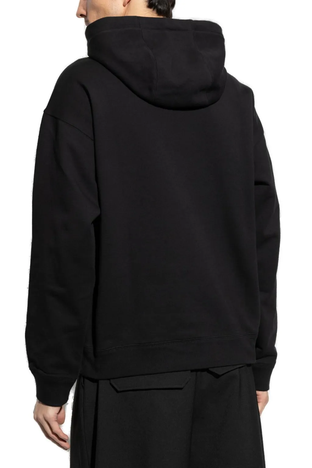 Hoodie With Medusa And Cherubs Print