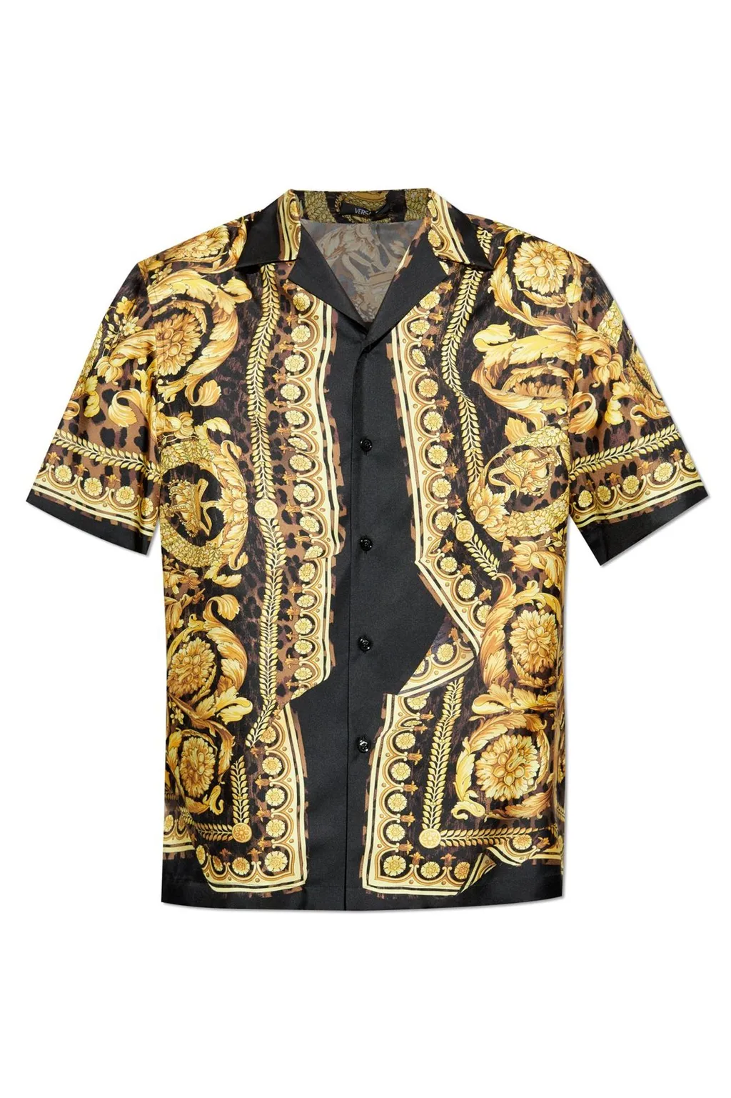 Baroque Print Silk Shirt