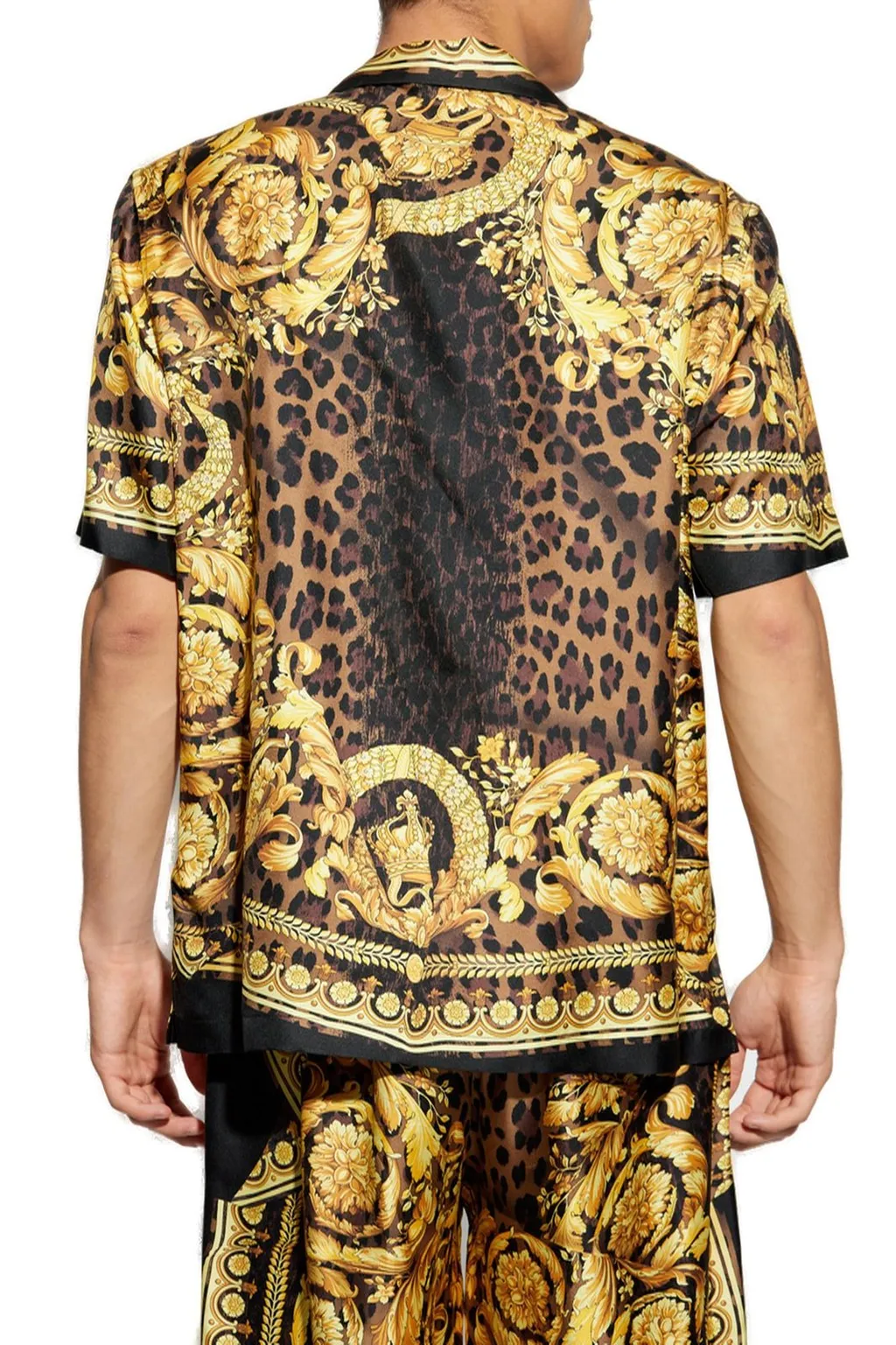 Baroque Print Silk Shirt