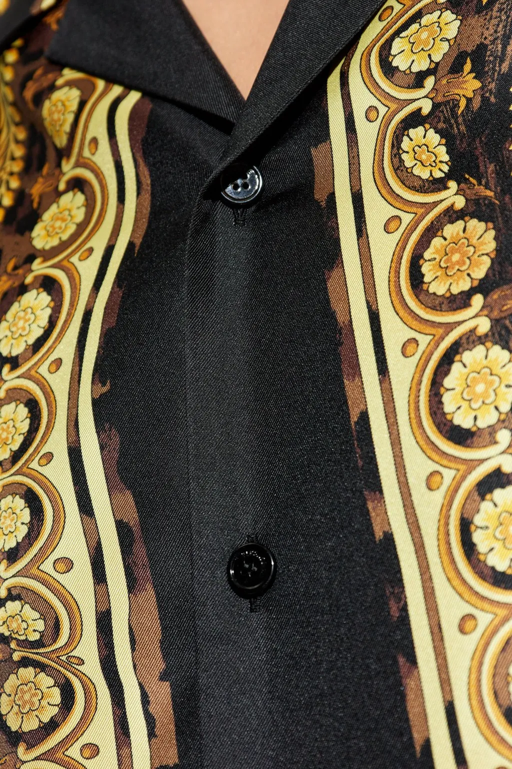 Baroque Print Silk Shirt