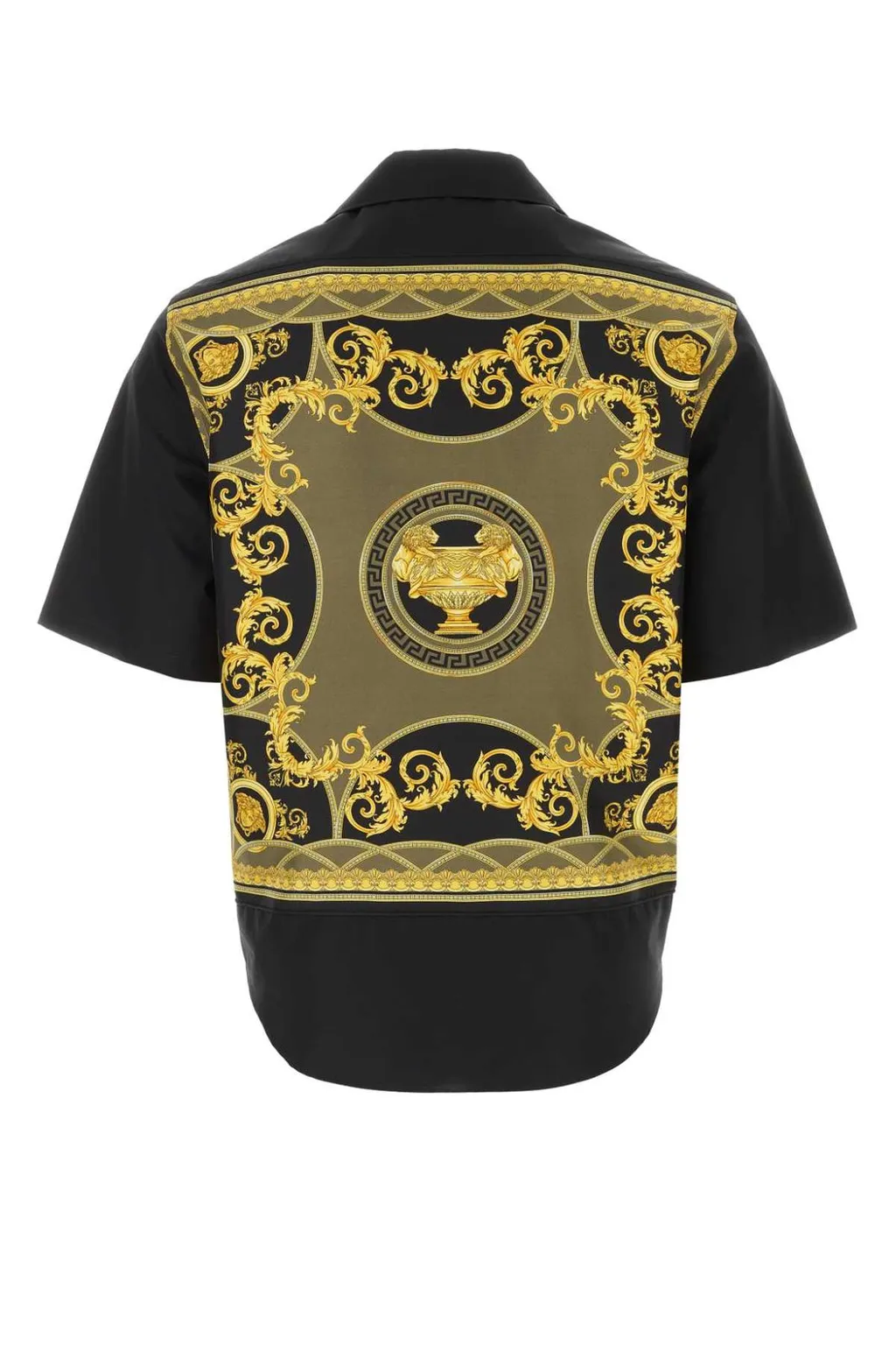 Short Sleeve Shirt With Barocco Print