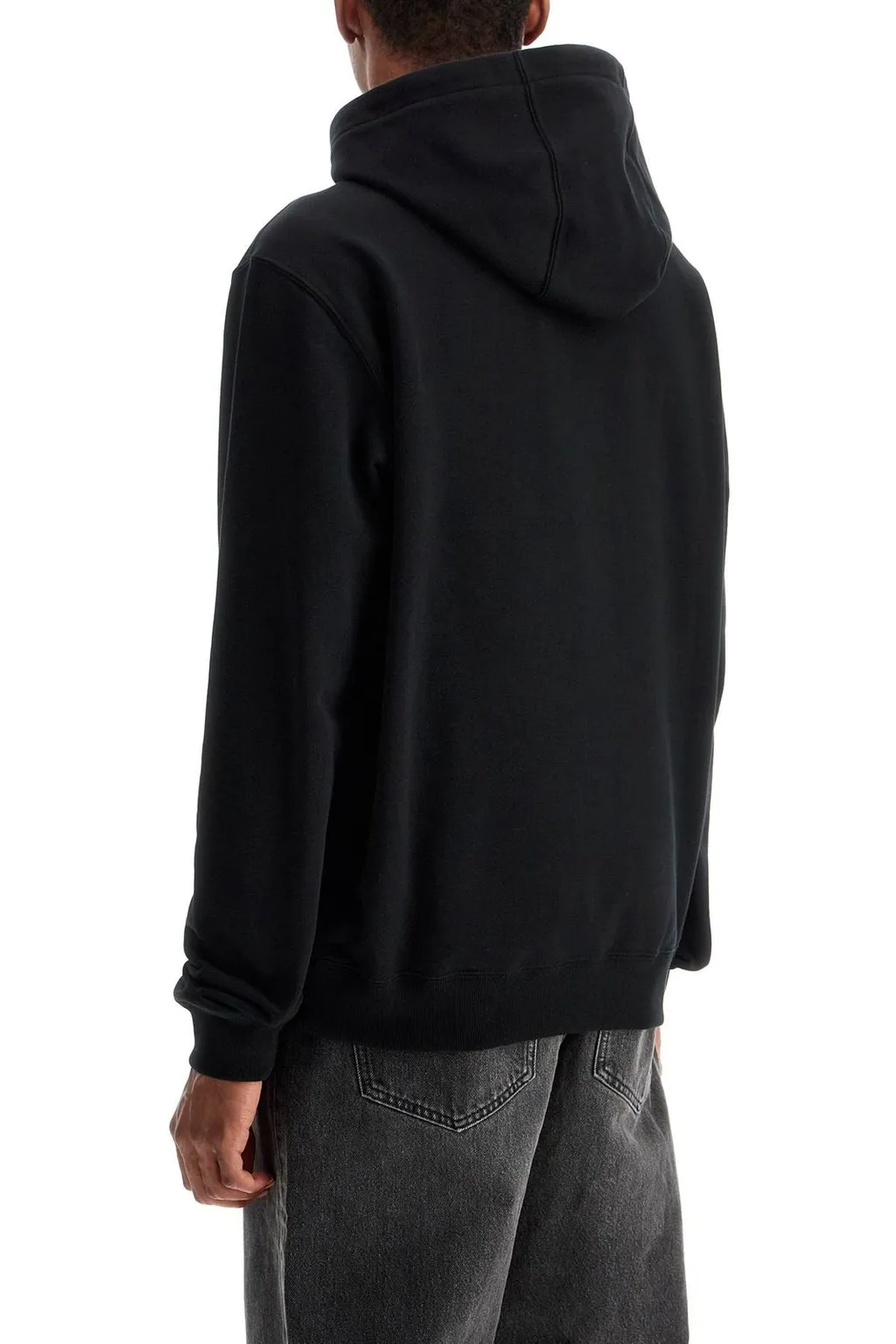 Hoodie With Medusa Chain Print