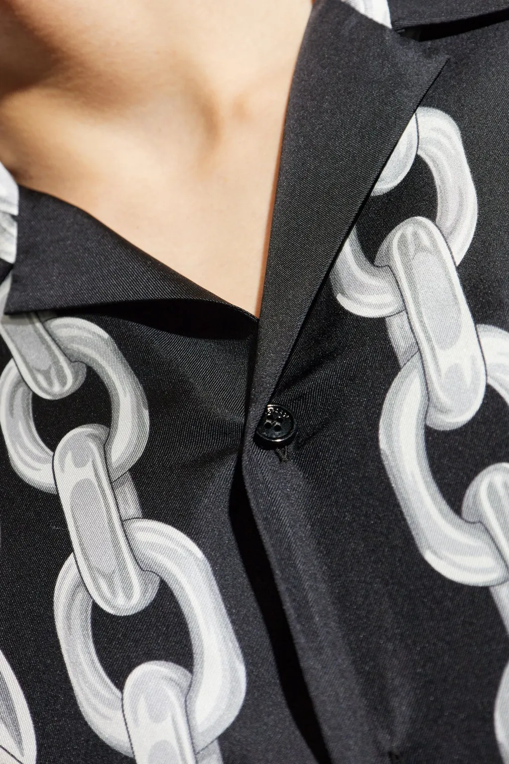 Chain Print Silk Shirt