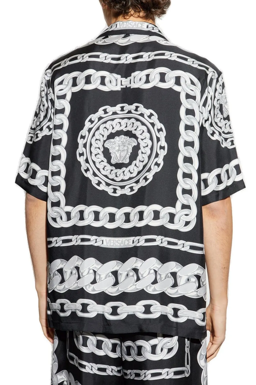 Chain Print Silk Shirt