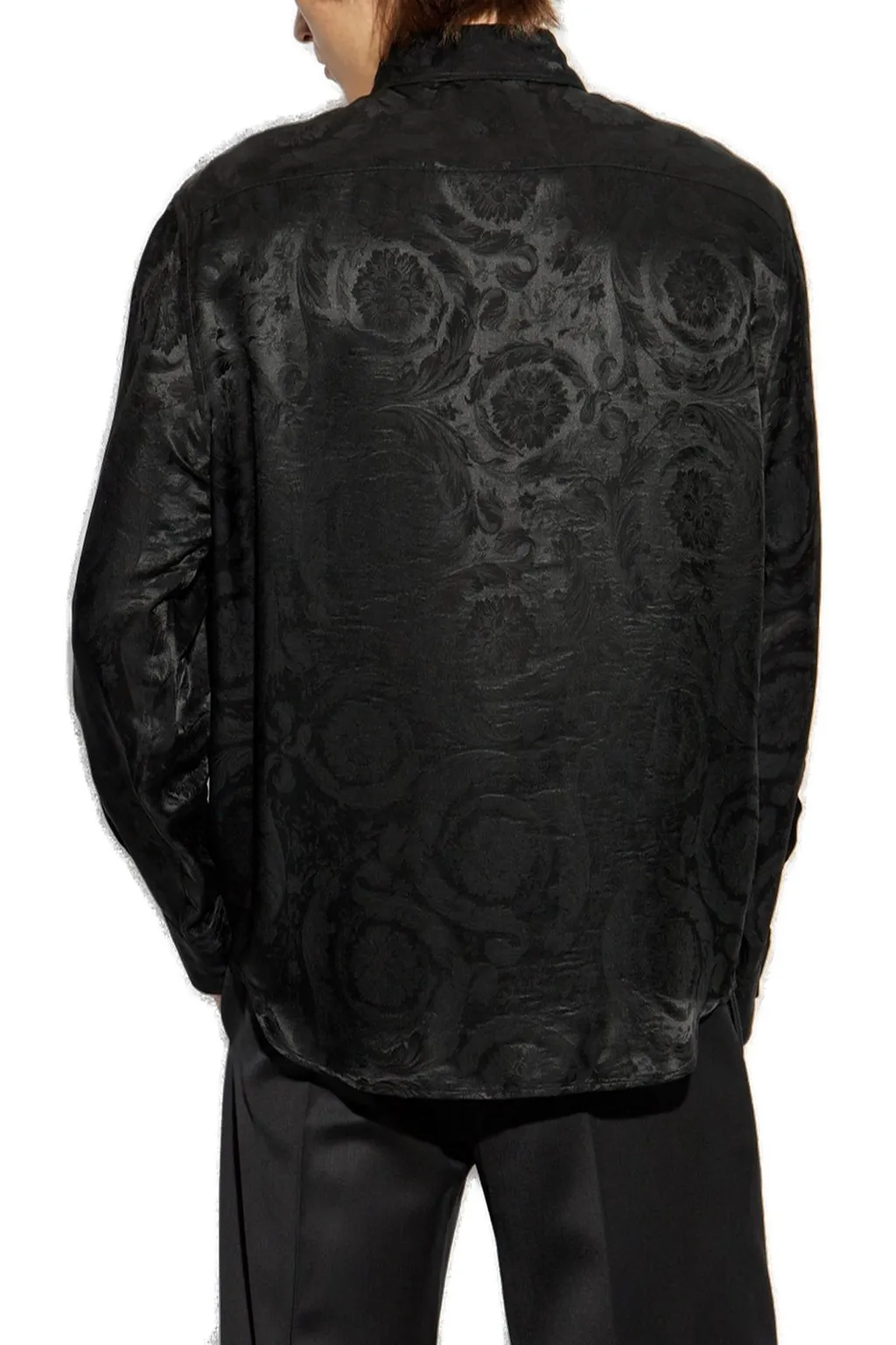 Baroque Print Silk Shirt