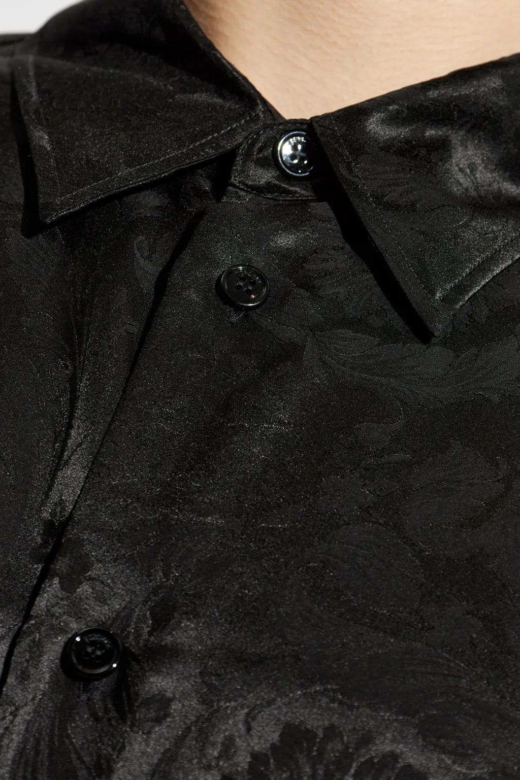 Baroque Print Silk Shirt