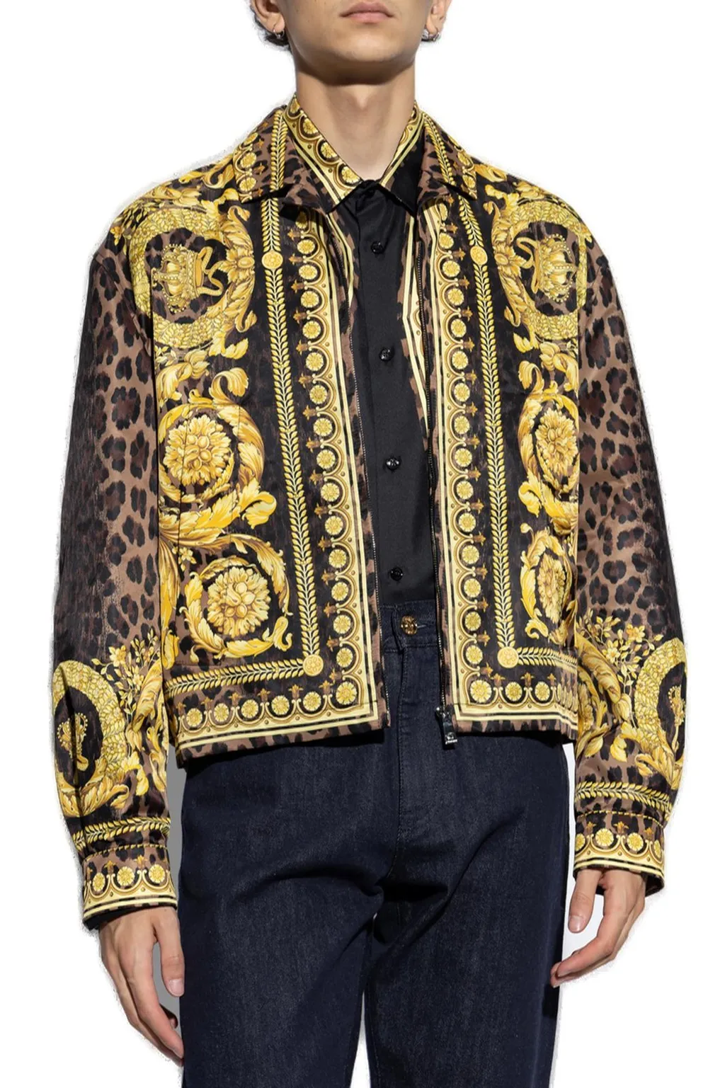 Barocco Print Bomber Jacket