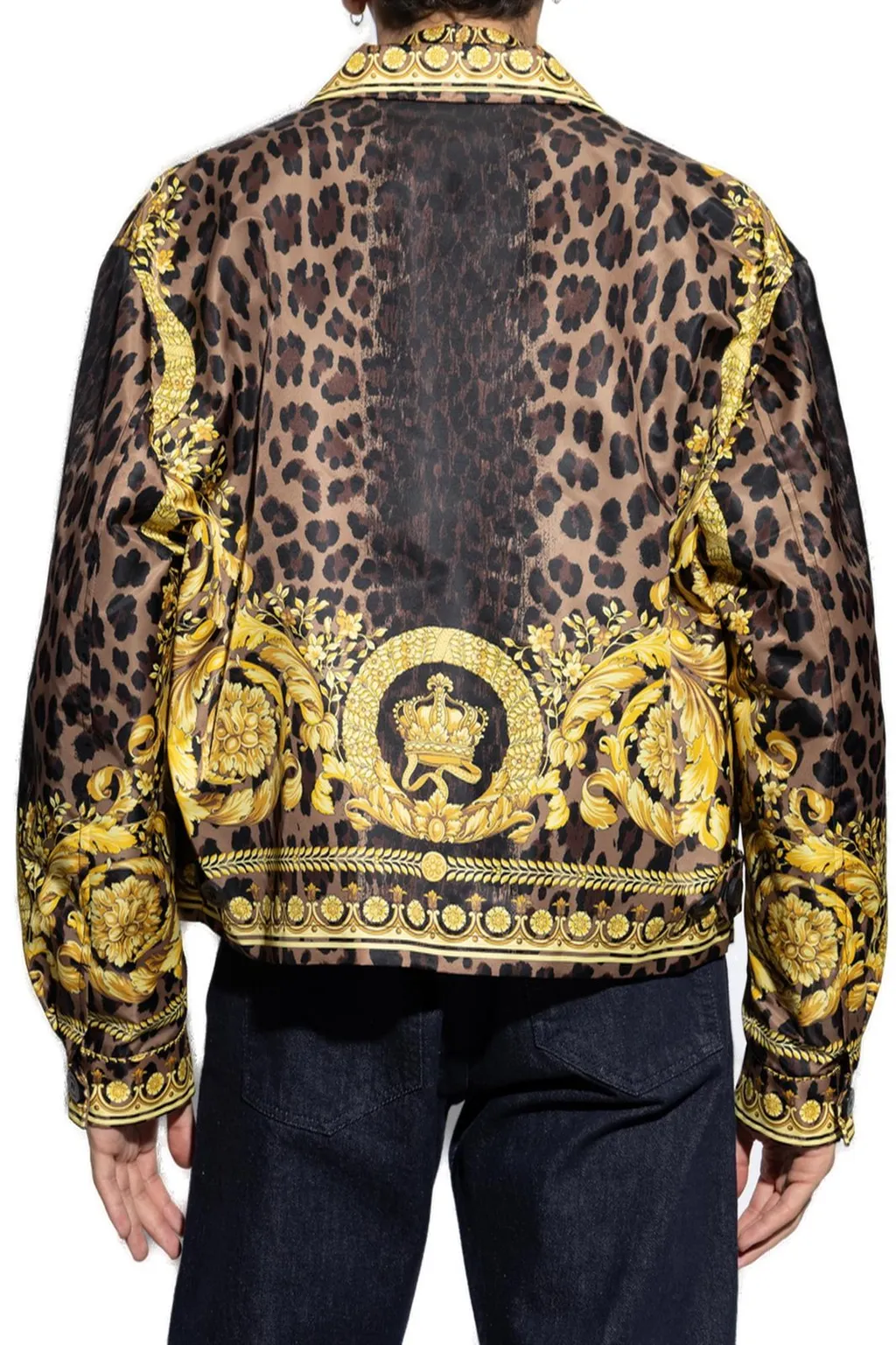 Barocco Print Bomber Jacket