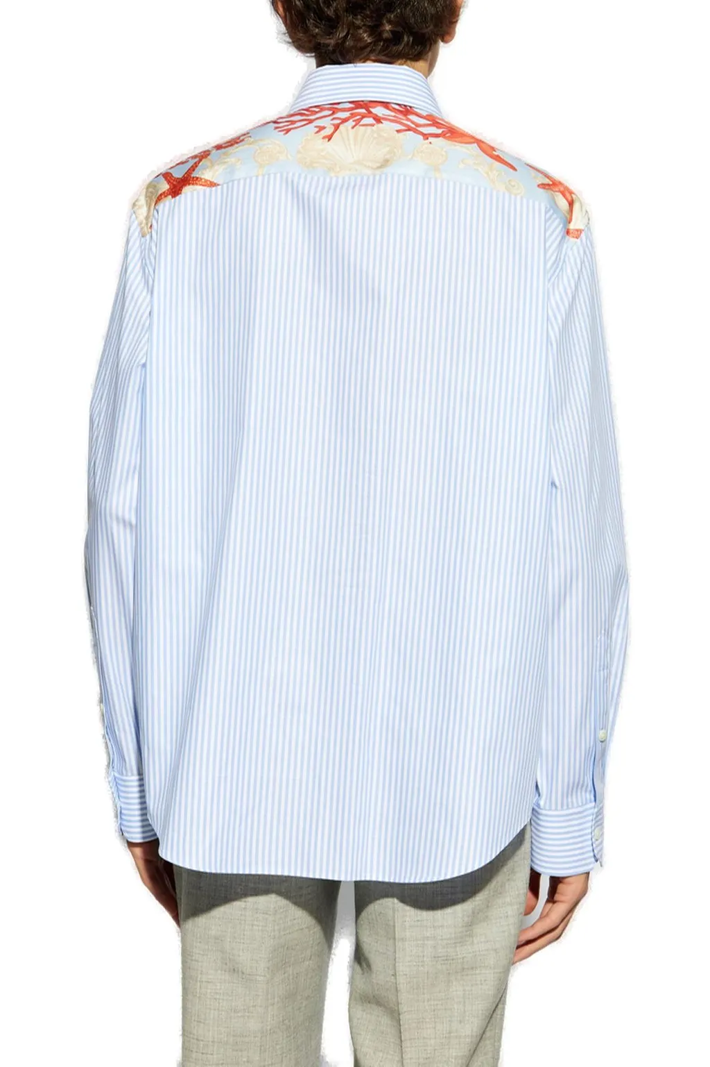 Striped Button-Down Shirt